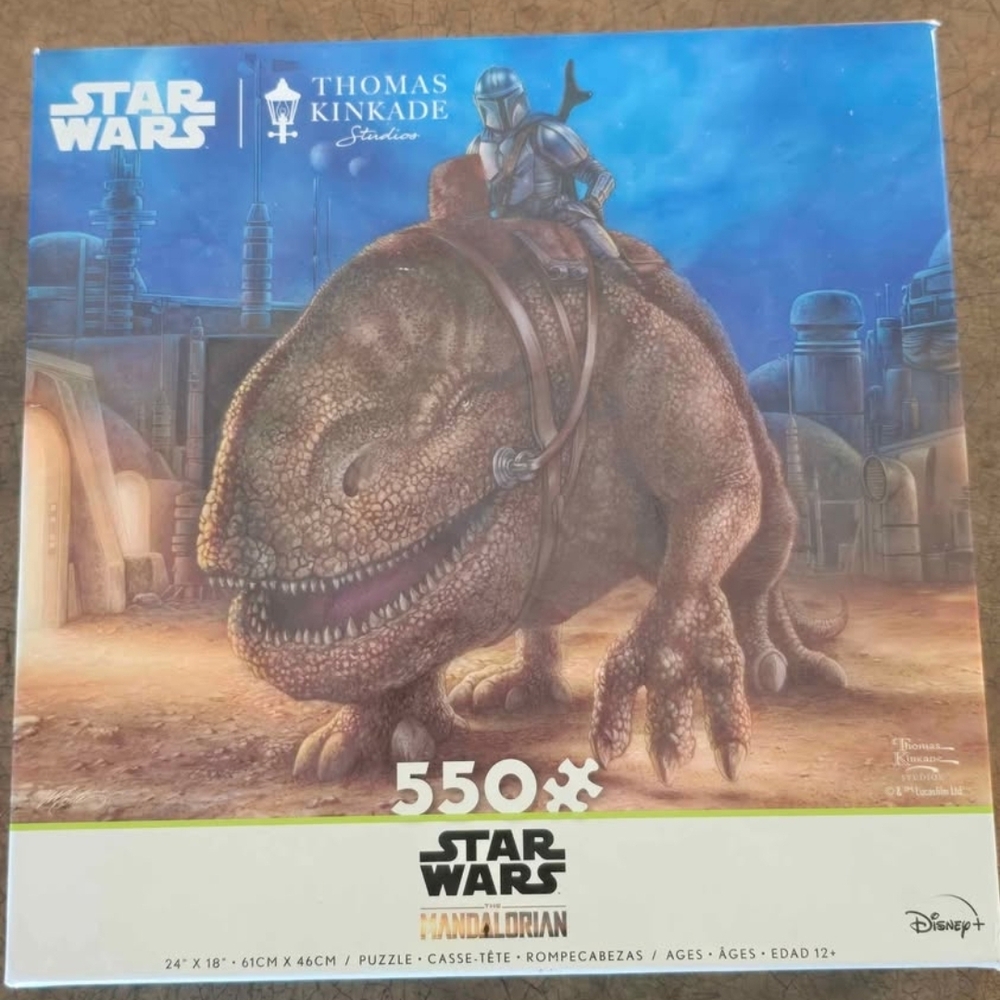 Thomas Kinkade Star Wars Mandalorian Puzzle - 550 Pieces